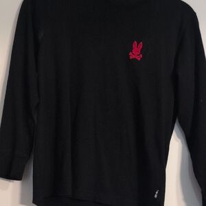 Psycho Bunny Black Pima Cotton Tee